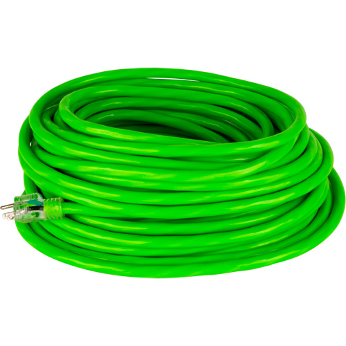 Industrial Extension Cord, All-Weather, SJTW, 10/3 AWG, 15 A, 50' Sidevic Inc.
