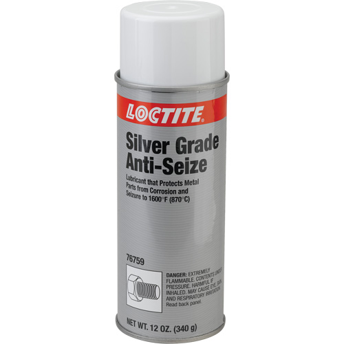 Antigrippant qualit&eacute; argent, Canette a&eacute;rosol, Temp. max. de 1600°F (871°C) Sidevic Inc.