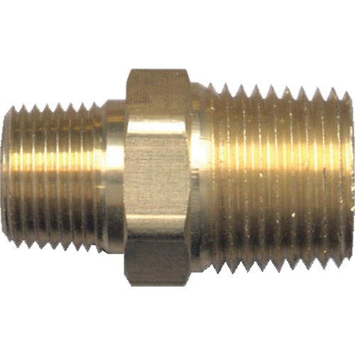 Mamelon de r&eacute;duction hexagonal, Laiton, 1/2" x 3/8", NPT x NPT Sidevic Inc.