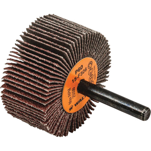 Coolcut Flap Wheel, Aluminum Oxide, 60 Grit, 2" x 1" x 1/4" Sidevic Inc.