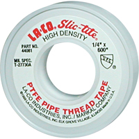Ruban &agrave; filetage en PTFE Slic-Tite, 300" lo x 1/2" la, Blanc Sidevic Inc.