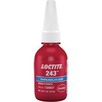 Compos&eacute; de blocage 243 tol&eacute;rant &agrave; l'huile, Bleu, Moyen, 10 ml, Bouteille Sidevic Inc.