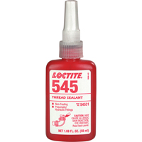Thread Sealant 545 Hydraulic/Pneumatic Sealant, Bottle, 50 ml, -54° C - 149° C/-65° F - 300° F Sidevic Inc.