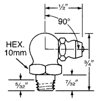 Fitting, 6 mm Thread Sidevic Inc.