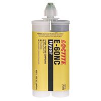 E-60NC Electrically Non-Corrosive Structural Adhesives, 400 ml, Dual Cartridge, Two-Part, Black Sidevic Inc.