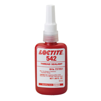 542 Thread Sealant, Bottle, 50 ml, -54° C - 149° C/-65° F - 300° F Sidevic Inc.