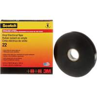 Scotch&reg; Vinyl Electrical Tape, 19 mm (3/4") x 33 m (108'), Black, 10 mils Sidevic Inc.