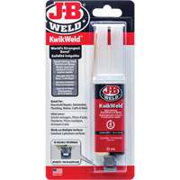 KwikWeld Adhesive, 25 ml, Syringe, Two-Part, Grey Sidevic Inc.
