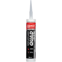 Scellant pour parements & fen&ecirc;tres Quad Max, 280 ml, Tube, Blanc cass&eacute; Sidevic Inc.