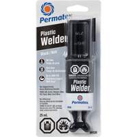 Plastic Welder Epoxy, 25 ml, Syringe, Two-Part, Black Sidevic Inc.