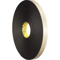 Double-Coated Foam Tape, 66 m (216') L x 12.7 mm (1/2") W, 31 mils, Polyethylene Sidevic Inc.