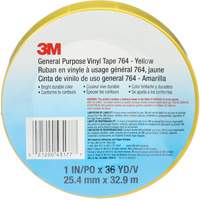 764 General-Purpose Vinyl Tape, 25.4 mm (1") W x 32.9 m (108') L, 5 mils, Yellow Sidevic Inc.