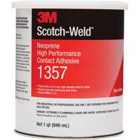 Neoprene High-Performance Contact Adhesive, Can, 32 fl. oz., Grey Sidevic Inc.