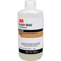 Scotch-Weld Instant Adhesive CA100, Off-White, Bottle, 1 lbs. Sidevic Inc.