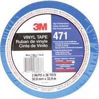 471 Vinyl Tape, 50.8 mm (2") W x 32.9 m (108') L, 5.2 mils, Blue Sidevic Inc.