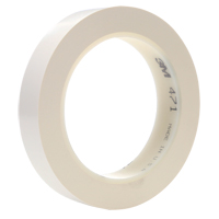471 Vinyl Tape, 25.4 mm (1") W x 32.9 m (108') L, 5.3 mils, White Sidevic Inc.
