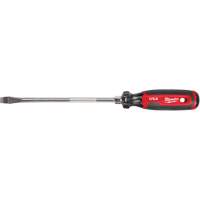 Slotted Screwdriver, 3/8" Tip, Round, 330 mm L, Cushion Grip Handle Sidevic Inc.