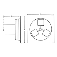 Exhaust Fan 12" 1SP Panel Series Sidevic Inc.