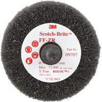 Brosse &agrave; lamelles pour la coupe et le polissage Scotch-Brite, Oxyde d'aluminium, Grain Fin, 2" x 1" x 1/4" Sidevic Inc.