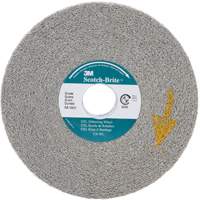 Scotch-Brite EXL Deburring Wheels, 6" x 1", 1" Arbor, Aluminum Oxide Sidevic Inc.