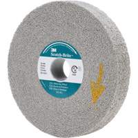 Scotch-Brite EXL Deburring Wheels, 6" x 1", 1" Arbor, Aluminum Oxide Sidevic Inc.