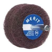Abrasotex Non-Woven Disc Wheel, 3" Dia. x 1" W, 1/4" Arbor, Aluminum Oxide Sidevic Inc.