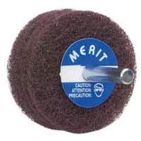 Abrasotex Non-Woven Disc Wheel, 3" Dia. x 1" W, 1/4" Arbor, Aluminum Oxide Sidevic Inc.