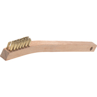 V-Trim Small Handle Scratch Brushes, Brass, 3 x 7 Wire Rows, 7-7/8" Long Sidevic Inc.