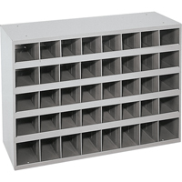 Armoires pour bacs de rangement en acier, 33-3/4" la x 12" p x 23-7/8" h, Gris Sidevic Inc.