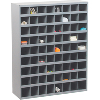 Armoires pour bacs de rangement en acier, 33-3/4" la x 12" p x 42" h, Gris Sidevic Inc.