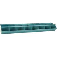 Bacs sectionnels superposables, Cap. 100 lb, 37" la x 8" p x 4-1/2" h, Bleu Sidevic Inc.