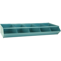 Bacs sectionnels superposables, Cap. 100 lb, 37" la x 15-1/2" p x 6" h, Bleu Sidevic Inc.