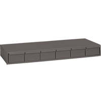 Casiers &agrave; tiroirs industriels, 6 tiroirs, 33-3/4" la x 11-5/8" p x 4" h, Gris Sidevic Inc.