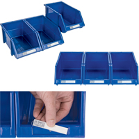 Bac empilable & &agrave; suspendre, 7-7/8" la, 7" h x 17-11/16" p, Bleu Sidevic Inc.