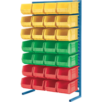 Stationary Bin Racks  -Single-Sided - Rack Only, 36" W x 12" D x 61" H Sidevic Inc.