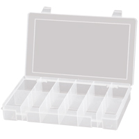 Boîtes &agrave; compartiments compactes en polypropyl&egrave;ne, 11" la x 6-3/4" p x 1-3/4" h, 12 compartiments Sidevic Inc.