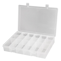 Boîtes &agrave; compartiments compactes en polypropyl&egrave;ne, 11" la x 6-3/4" p x 1-3/4" h, 18 compartiments Sidevic Inc.