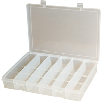 Boîtes &agrave; compartiments compactes en polypropyl&egrave;ne, 11" la x 6-3/4" p x 1-3/4" h, 6 compartiments Sidevic Inc.