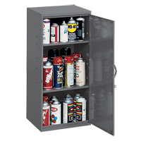 Armoires utilitaires, Acier, 2 Tablettes, 30" h x 13-3/4" la x 12-3/4" P, Gris Sidevic Inc.