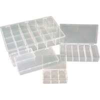 K-Resin Compartment Box, Plastic, 36 Slots, 6-9/16" W x 9-5/8" D x 1-1/2" H, Transparent Sidevic Inc.