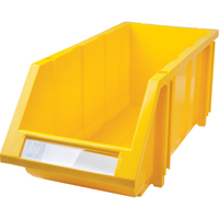 Stack & Hang Bin, 7-7/8" W x 7" H x 17-11/16" D, Yellow Sidevic Inc.