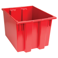 Contenants Stack & Nest, 13" x 19,5" x 15,5", Rouge Sidevic Inc.