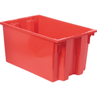 Contenants Stack & Nest, 12" x 23,5" x 15,5", Rouge Sidevic Inc.