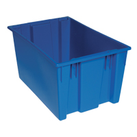 Contenants Stack & Nest, 15" x 29,5" x 19,5", Bleu Sidevic Inc.