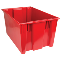 Contenants Stack & Nest, 15" x 29,5" x 19,5", Rouge Sidevic Inc.