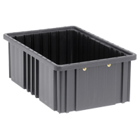 Bacs divisibles conducteurs, Polypropyl&egrave;ne, 10-7/8" la x 16-1/2" p x 6" h, Noir Sidevic Inc.