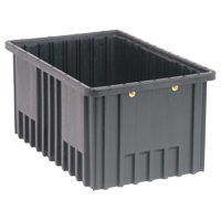 Bacs divisibles conducteurs, Polypropyl&egrave;ne, 10-7/8" la x 16-1/2" p x 8" h, Noir Sidevic Inc.