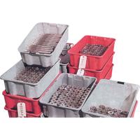 Contenants Stack-N-Nest de Plexton, 20,1" la x 42,5" p x 14,1" h, Gris Sidevic Inc.