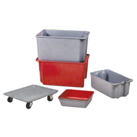 Contenants Stack-N-Nest de Plexton, 20,1" la x 42,5" p x 14,1" h, Gris Sidevic Inc.