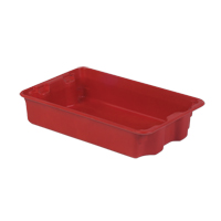 Contenants Stack-N-Nest de Plexton, 14,8" la x 24,3" p x 5,1" h, Rouge Sidevic Inc.